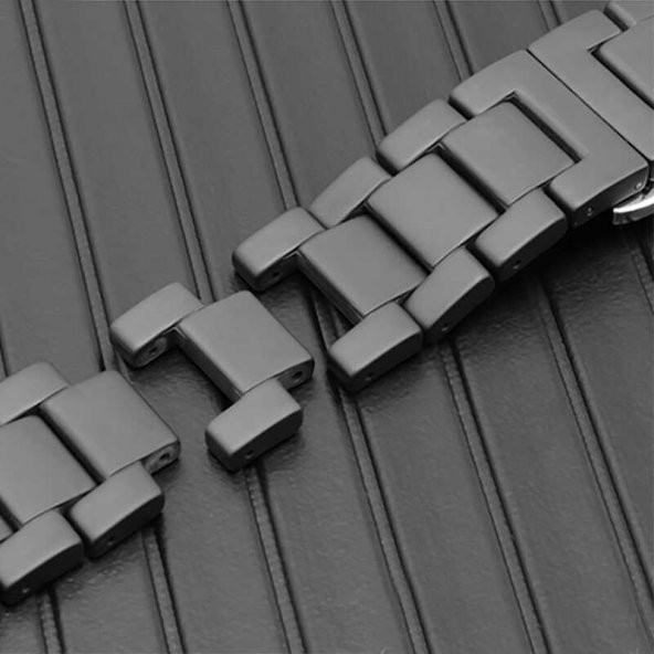 ​​​Apple Watch 38mm Mat Seramik Metal Kordon - Resim 5