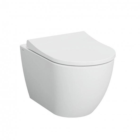 Vitra S60 Rim-Ex Smoothflush Beyaz Kanalsız Asma Klozet Ve Yavaş Kapanır Kapak 7510L003-0090 ürün görseli 1