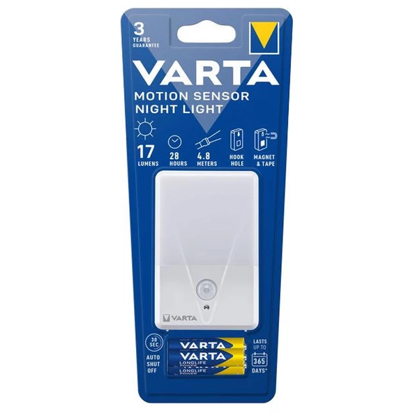 Varta 16624 Hareket Sensörlü Gece Lambası 3xAAA Pil Dahil ürün görseli 1