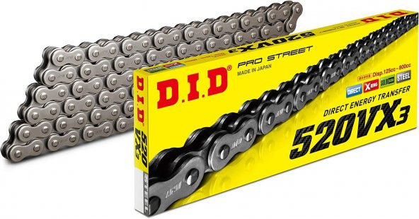Did 520-104Vx3 2015-2021 Ducati Scrambler Full Throttle Uyumlu Zincir Vx3 Xring Çelik ürün görseli 1
