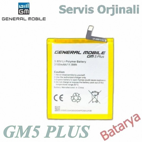 General Mobile Discovery Gm5 Plus Batarya Pil ürün görseli 1