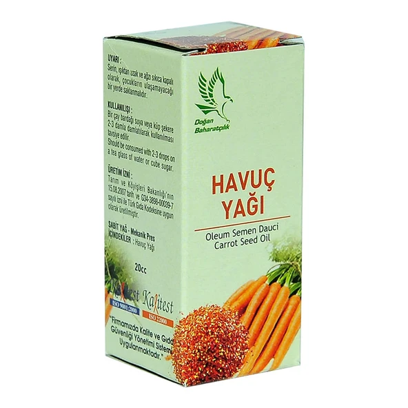 Doğan Havuç Yağı 20 cc - Resim 5