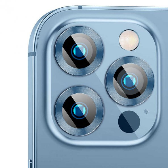 Apple iPhone 13 Pro Max CL-02 Kamera Lens Koruyucu - Resim 2