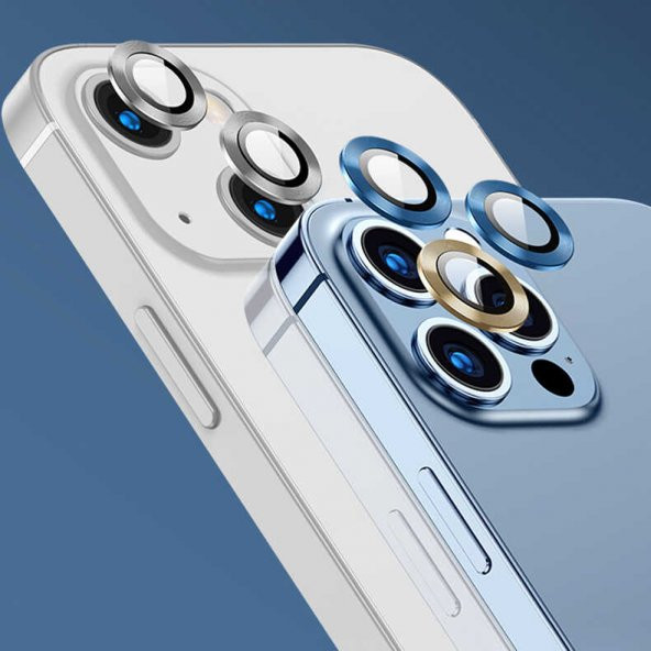 Apple iPhone 13 Pro Max CL-02 Kamera Lens Koruyucu - Resim 7