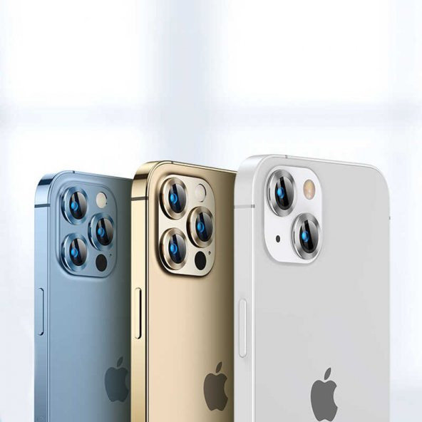 Apple iPhone 13 Pro Max CL-02 Kamera Lens Koruyucu - Resim 10