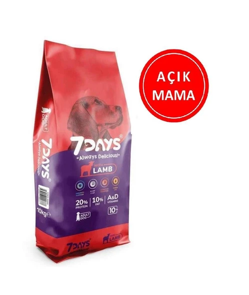 7 Days Kuzu Etli Yetişkin Köpek Maması 1 Kg AÇIK ürün görseli 1