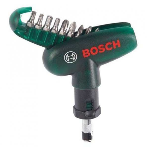 Bosch DIY Cırcırlı Tornavida Seti 9 Vidalama Ucu 2.607.019.510 ürün görseli 1