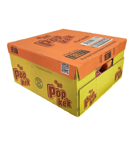 Eti Popkek Portakallı Kek 60 gr 24 adet ürün görseli 1