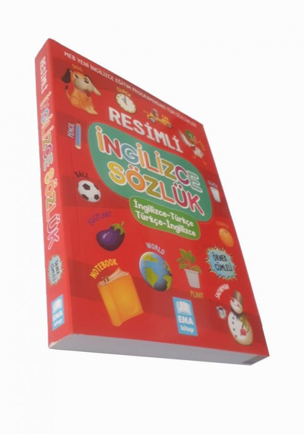 Resimli İngilizce Sözlük Ema İngilizce Türkçe Renkli Sözlük 14x19 cm 1 Adet 2,3,4 Sınıf ürün görseli 1