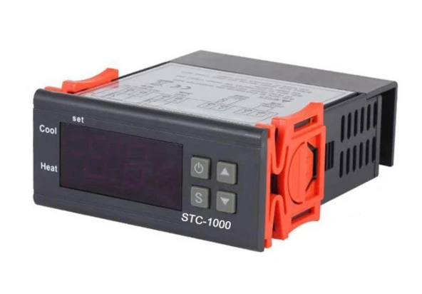 STC-1000 110-220V AC 2 Kanallı Dijital Termostat ürün görseli 1