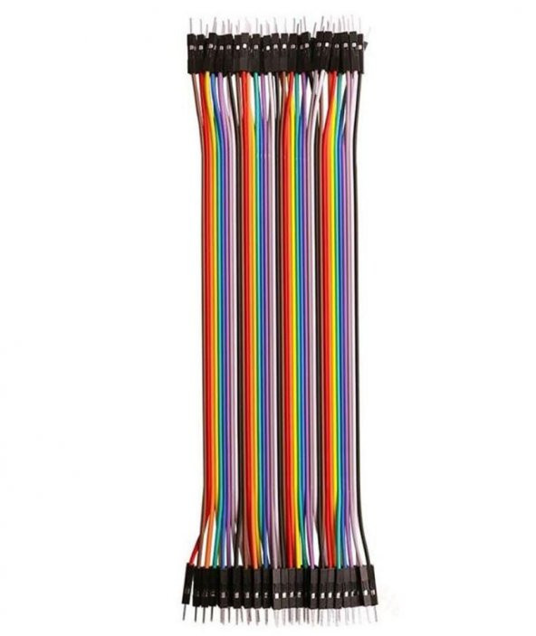 40 Adet Erkek-Erkek Jumper Kablo 20cm ürün görseli 1