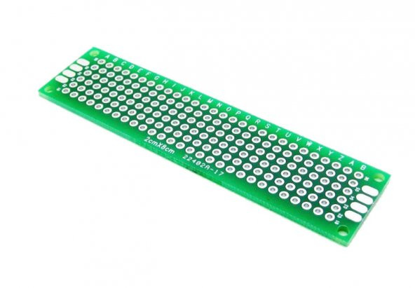 2x8cm Epoxy Çift Taraflı Prototip Delikli Plaket ürün görseli 1