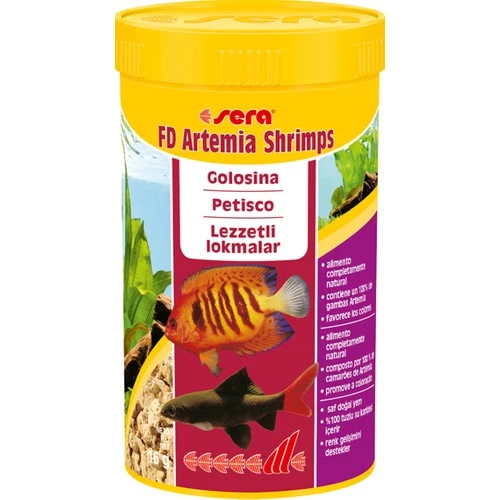 Sera FD shrimp (artemia) nature 250 ml Skt: 11/2027 ürün görseli 1