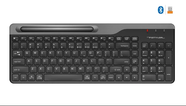A4TECH FBK25 BLUETOOTH Q KLAVYE SİYAH ürün görseli 1