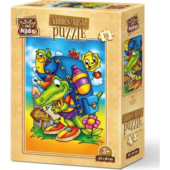 Art Puzzle 16 Parça Okul Yolu 5852 ürün görseli 1