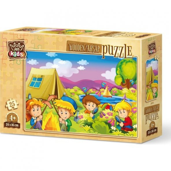 Art Puzzle 25 Parça Meraklı Kampçılar 5872 ürün görseli 1