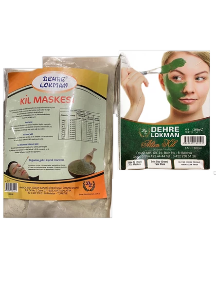 ALTIN KİL TOZU MASKESİ (3 adet) - Resim 3