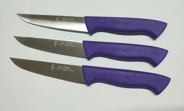 SOLİNGEN GÜNLÜK KULLANIM BIÇAĞI MOR 1 ADET,13 cm ürün görseli 1