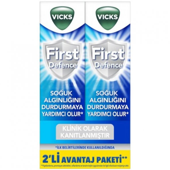 Vicks First Defence Burun Spreyi 15 ml İkili Avantaj Paketi ürün görseli 1