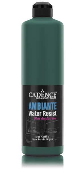 AMBIENTE ISLAK ZEMİN BOYASI AW-14 ZÜMRÜT 500ML + KATALİZÖR 20GR ürün görseli 1