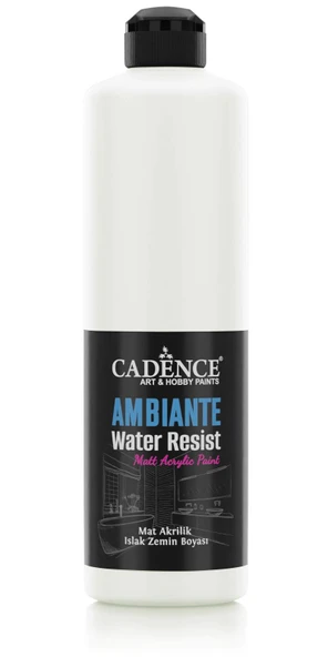 AMBIENTE ISLAK ZEMİN BOYASI AW-02 PAK BEYAZ 500ML + KATALİZÖR 20GR ürün görseli 1