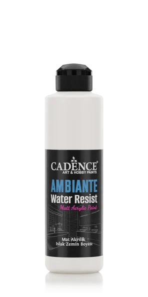 AMBIENTE ISLAK ZEMİN BOYASI AW-04 ANTİK BEYAZ 250ML + KATALİZÖR 10GR ürün görseli 1