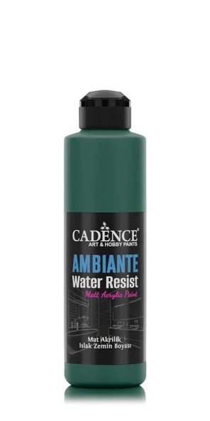 AMBIENTE ISLAK ZEMİN BOYASI AW-14 ZÜMRÜT 250ML + KATALİZÖR 10GR ürün görseli 1