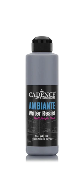 AMBIENTE ISLAK ZEMİN BOYASI AW-21 KOYU GRİ 250ML + KATALİZÖR 10GR ürün görseli 1