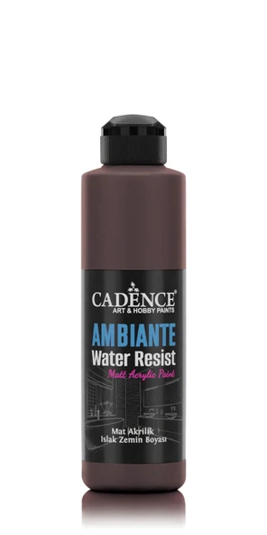 AMBIENTE ISLAK ZEMİN BOYASI AW-18 KOYU KAHVE 250ML + KATALİZÖR 10GR ürün görseli 1