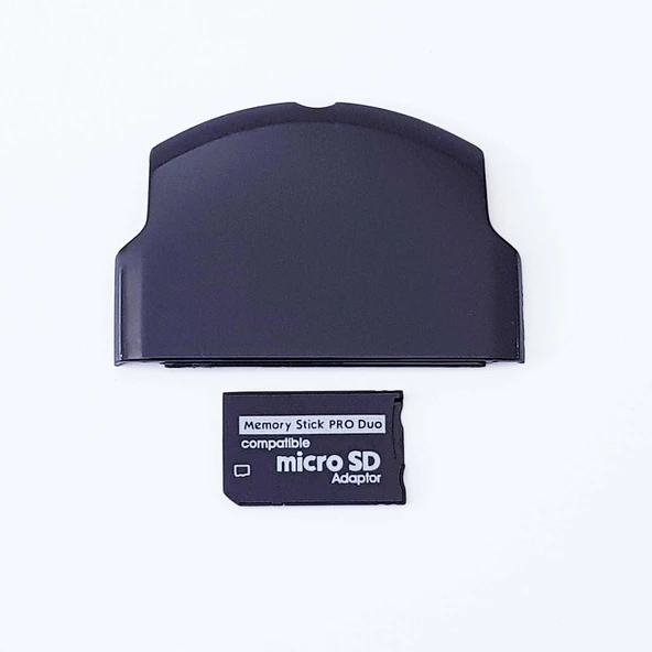 PSP 2000 3000 Kapak ve Memory Stick Pro Duo Adaptör Mikro SD Dönüştürücü PSP Slim Kapak ürün görseli 1