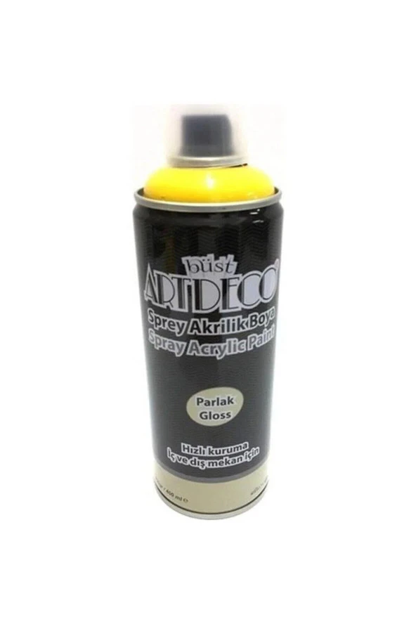 Artdeco Akrilik Sprey Boya 400 ML Sarı Sprey Akrilik Boya ürün görseli 1