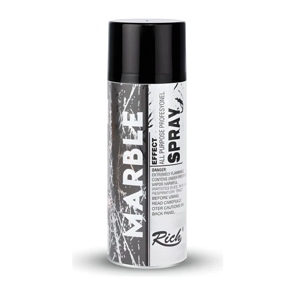 Rich Sprey Mermer Efekti 200 ML Gümüş Sprey Mermer Efekti ürün görseli 1