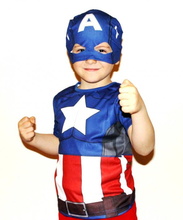 Captain America Yazlık T-Shirt 4-6 Yaş ürün görseli 1