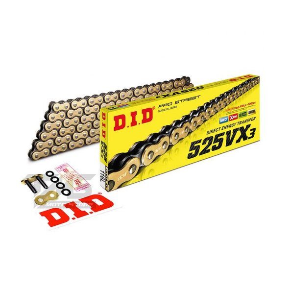 Did 525-116Vx3 2020-2022 Ducati Streetfighter V4 S Uyumlu Zincir Vx3 Xring Gold ürün görseli 1