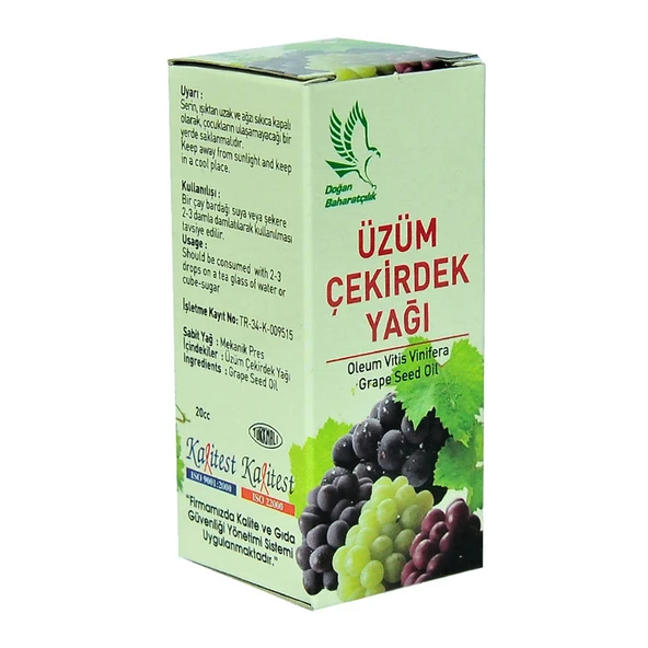 Üzüm Çekirdeği Yağı 20 cc - Resim 4