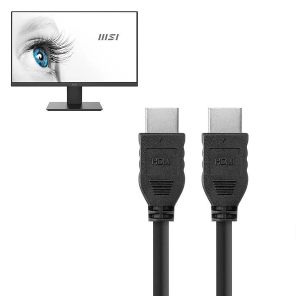 Hdmi Kablo 1.5mt 4K Full HD Premium Yüksek Hızlı Msi Monitör Görüntü Kablosu ürün görseli 1