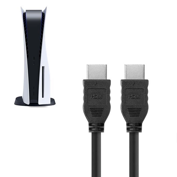 Hdmi Kablo 1.5mt 4K Full HD Premium Yüksek Hızlı PS3 PS4 PS5 Playstation 5 Görüntü Kablosu ürün görseli 1