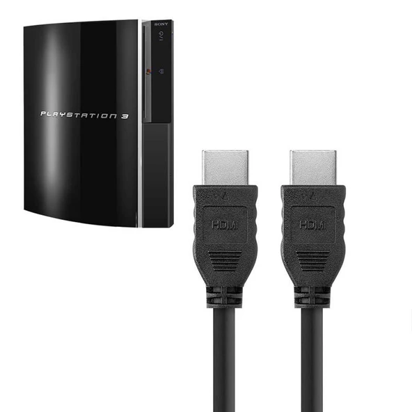 Hdmi Kablo 1.5mt 4K Full HD Premium Yüksek Hızlı PS3 PS4 PS5 Playstation 3 Görüntü Kablosu ürün görseli 1