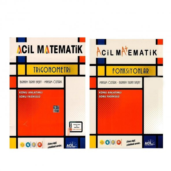Acil Yayınları Trigonometri ve Fonksiyonlar Seti 2 Kitap ürün görseli 1