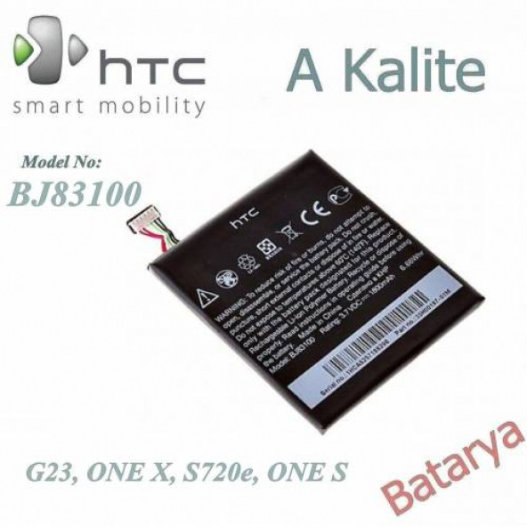 HTC G23 ONE X S720e ONE S BJ83100 Uyumlu Yedek Batarya ürün görseli 1