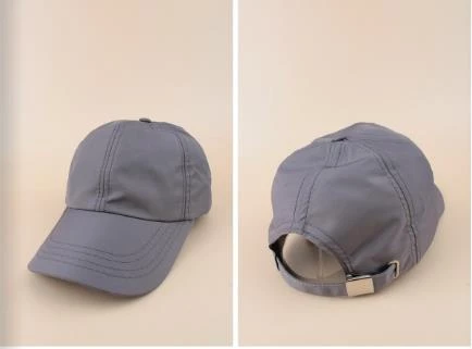 Kadın Erkek Siyah Baseball Cap Snapback Hat Hip-hop Adjustable Boy Caps  Gri ürün görseli 1