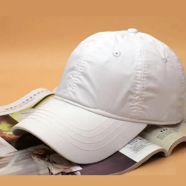 Kadın Erkek Siyah Baseball Cap Snapback Hat Hip-hop Adjustable Boy Caps  Beyaz ürün görseli 1
