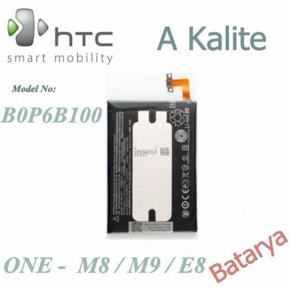 Htc M8 Batarya Htc One Batarya M9 E8 B0P6B100 Uyumlu Yedek Batarya ürün görseli 1