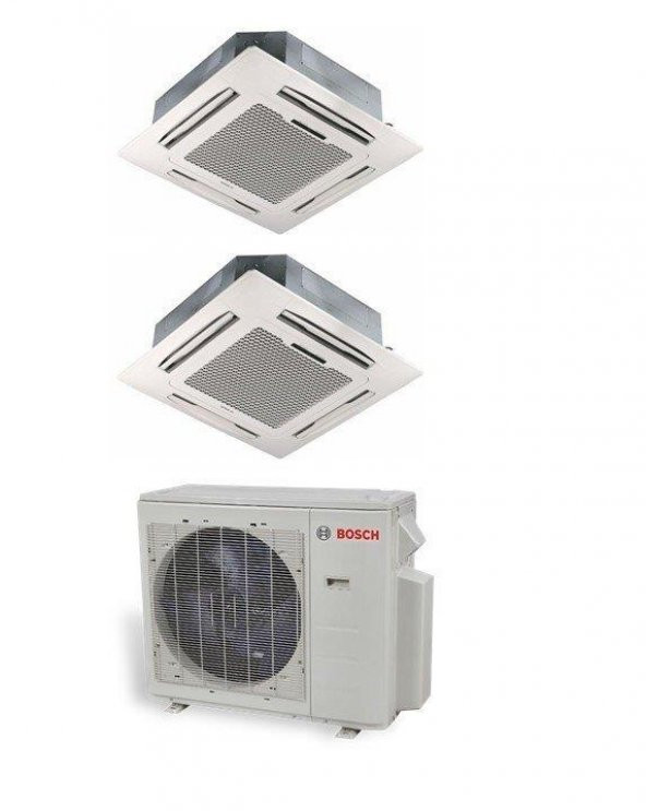 Bosch Multi Kaset Tipi İnverter Klima 18000 Btu 1 Dış + 2 İç Ünite 12000 + 12000 Btu ürün görseli 1