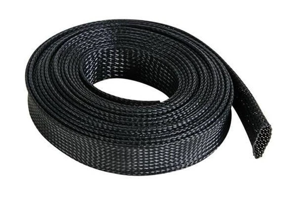 6mm Siyah Kablo Çorabı(1mt) - Resim 4