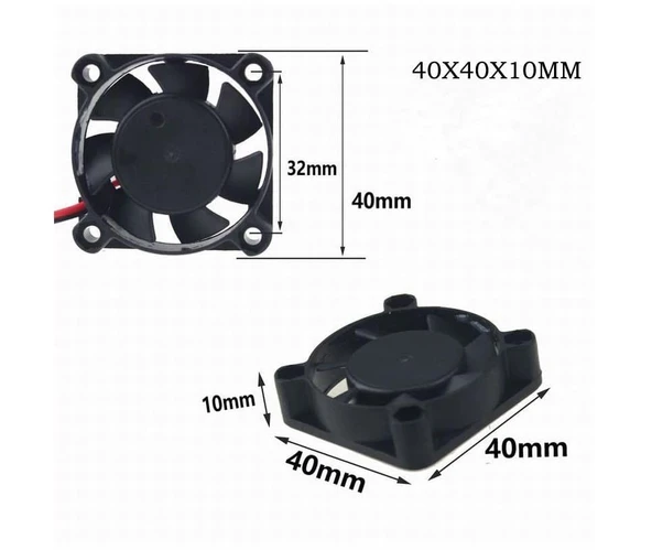 40x40x10 Kare Fan (24v) - Resim 7