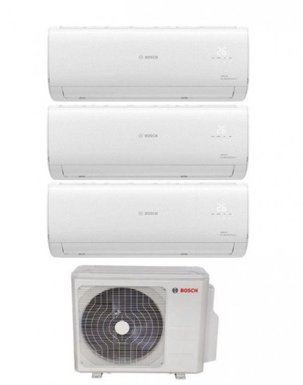 Bosch Multi Split İnverter Klima 21000 Btu 1 Dış + 3 İç Ünite 9000 + 9000 + 9000 Btu ürün görseli 1