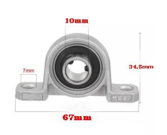 Kp000 Yataklı Rulman(10mm) - Resim 3