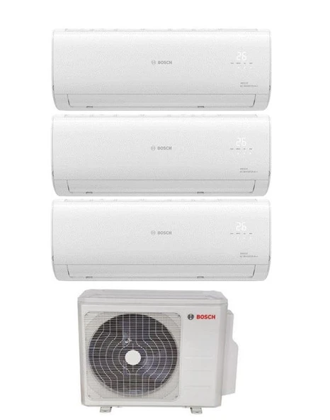 Bosch Multi Split İnverter Klima 28000 Btu 1 Dış + 3 İç Ünite 12000 + 12000 + 12000 Btu ürün görseli 1