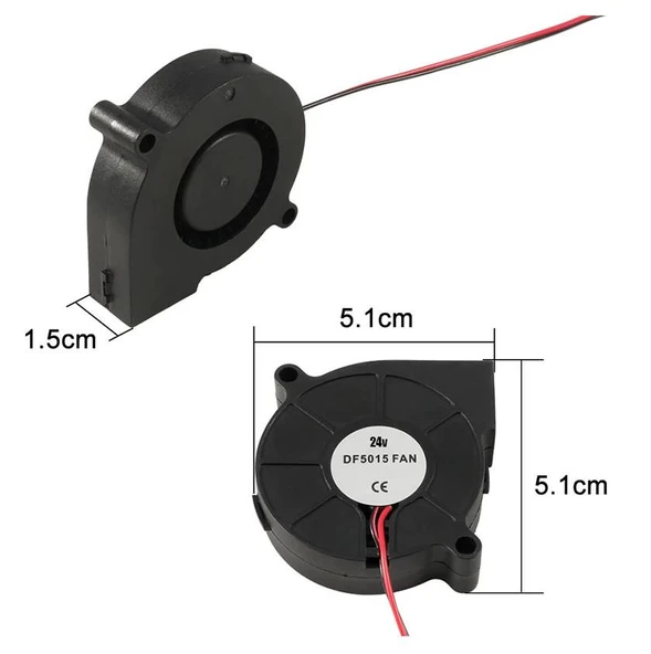 5015 Salyangoz Fan(24v) - Resim 2